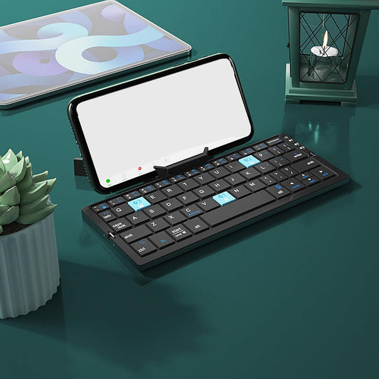 ✨⌨Foldable Bluetooth Keyboard, Cordless Portable Keypad with Stand💡, Mini Pocket Travel💻