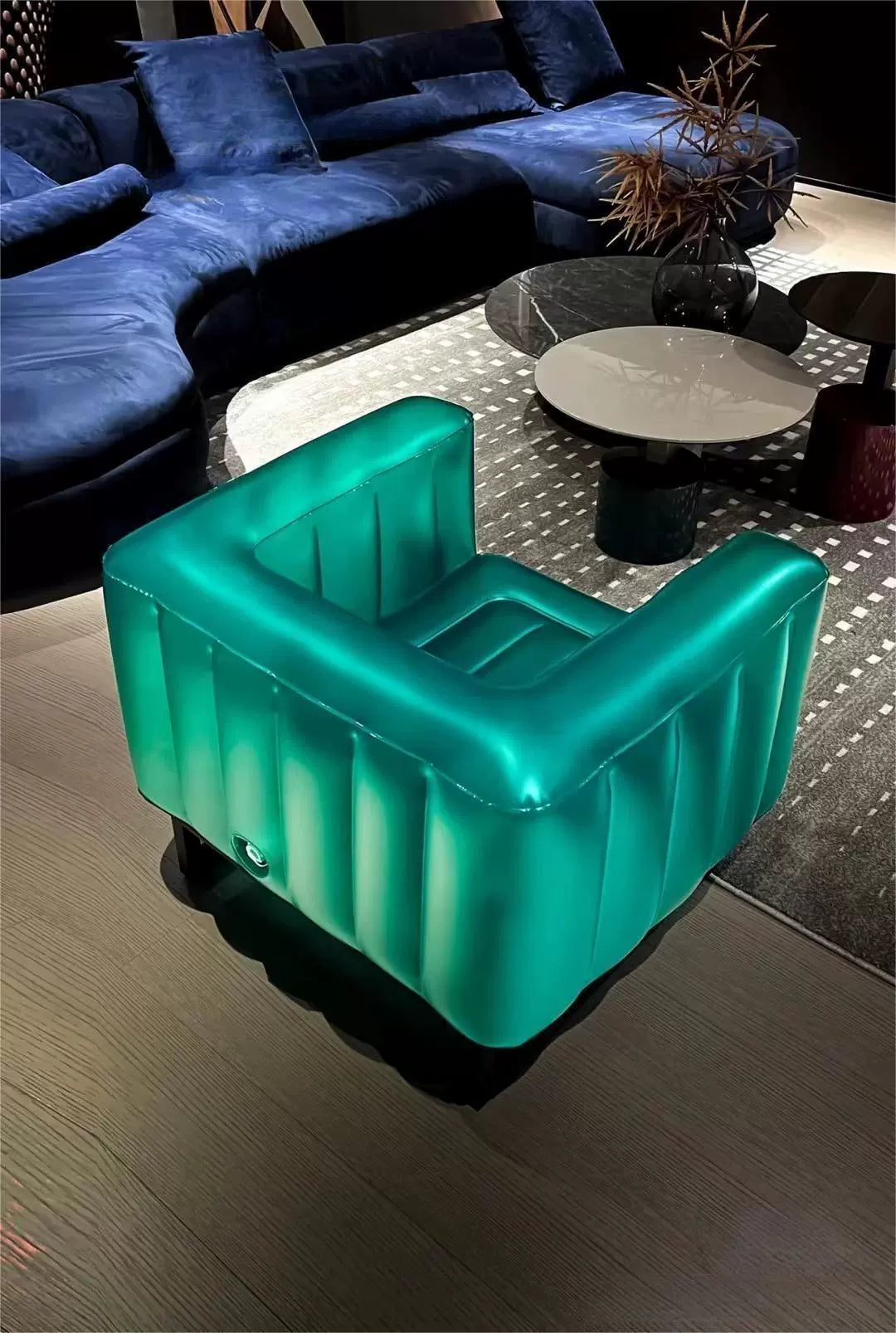 🔥Trendy influencer PVC environmentally friendly material living room DIY sofa✨ beach party camping yard inflatable sofa
