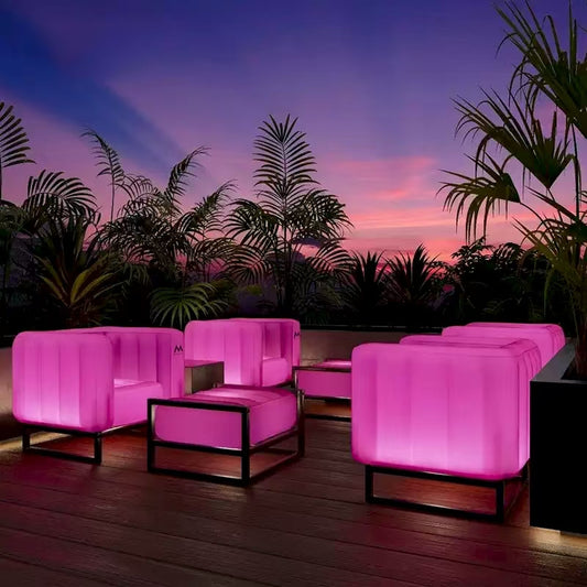 🔥Trendy influencer PVC environmentally friendly material living room DIY sofa✨ beach party camping yard inflatable sofa