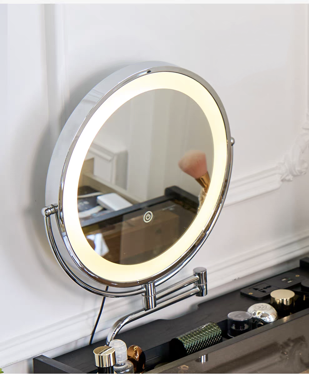✨💎Dressing table bedside table integrated small apartment retractable small dressing table storage cabinet