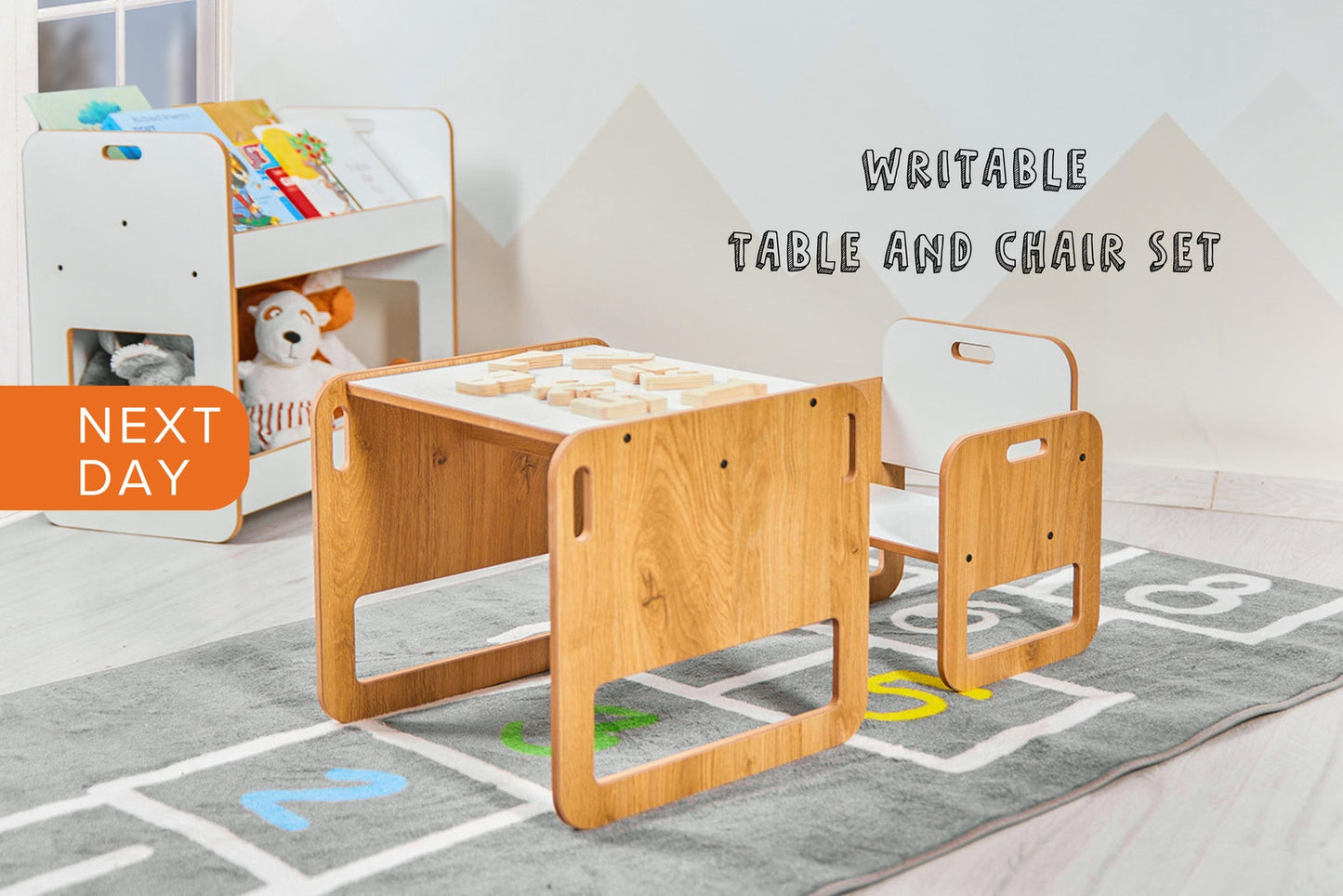 🎨Montessori Table and Chair Set for toddlers, Gift For Kids Nursery, Personalized Toddler Furniture, Child Weaning Table, Kids activity Table🧸