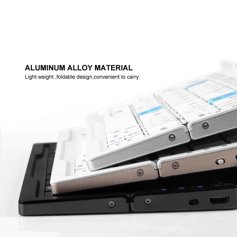 ✨⌨Foldable Bluetooth Keyboard, Cordless Portable Keypad with Stand💡, Mini Pocket Travel💻